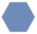 Плитка 11x12,5 Bondi/Nat Hexagon Blue-Bondi з колекції Bondi Bestile