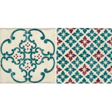 Декор (10x10) 8322 JOL.IVOIRE PETROLE TRAMA S/2 - Jolie з колекції Jolie Jolie Керамічна плитка Marca Corona — сторінка 2