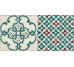 Декор (10x10) 8322 JOL.IVOIRE PETROLE TRAMA S/2 - Jolie з колекції Jolie Marca Corona