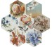 Декор Flores Acuarelas Mix 25.8x29 Toscana Bestile з колекції Toscana Bestile