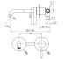 Змішувач для умивальника TOPAZ MODERNO TMD-33235-H78A TOPAZ