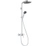 28875000 HG Activera S Душова система Showerpipe 240 1jet EcoSmart з одноважільним змішувачем Varia, хром (1 сорт)