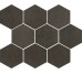 Мозаїка 29.2x35.5 Piemonte Graphite Hexagono Cristacer Piemonte з колекції Piemonte Cristacer