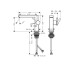 Смеситель Tecturis E 110 Fine CoolStart push-open для умывальника, Brushed Bronze (73024140)