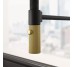 Смеситель Franke Maris Stripes Semi Pro 115.0747.679 Matte Black/Gold