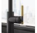 Смеситель Franke Maris Stripes Semi Pro 115.0747.679 Matte Black/Gold