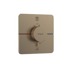 Термостат прихованого монтажу ShowerSelect Comfort Q на 2 функції, Brushed Bronze (15583140)