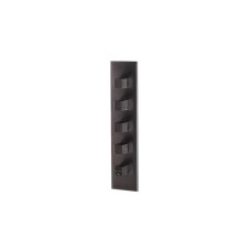 OXO, Зовнішня частина термостатичного змішувача на 4 виходи, brushed titanium (100282708) OXO, Зовнішня частина термостатичного змішувача на 4 виходи, brushed titanium (100282708)