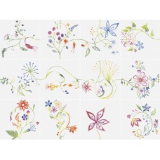 Декор (20x20) Primavera Colore1 (set 12pcs) (Bianco Extra) - Primavera з колекції Primavera Декор (20x20) Primavera Colore1 (set 12pcs) (Bianco Extra) - Primavera з колекції Primavera