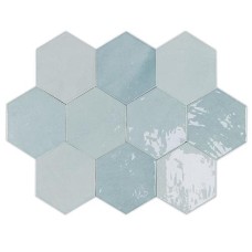 Aqua 10.8x12.4 Zellige Hexa Wow з колекції Zellige Hexa Wow Zellige Hexa Керамічна плитка WOW Design