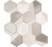Мозаїка (34.5x29.8) MEKS Mosaico Esagona Dek Sand Mosaico - Art з колекції Art Supergres