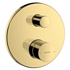 Смеситель Axor Uno скрытого монтажа ванна/душ ручка Zero, Polished Gold Optic (45405990)