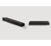 Полиця "LOFT" 500, гачок L, RAL9005 black mat