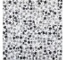 Мозаїка Flor Gris Negro 31.6x31.6 Dreams Mosavit з колекції Dreams Mosavit