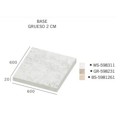 Клинкерная Плитка 60*60 Base Grueso Evolution Beige Stone 5981261