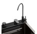 Кухонна мийка Kroner KRP Schwarze - SET7545F4HM PVD (3.0/0.8 мм) Kroner