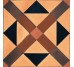Плитка (22.5x22.5) AD/ Marron 004 - Art Deco з колекції Art Deco Bestile