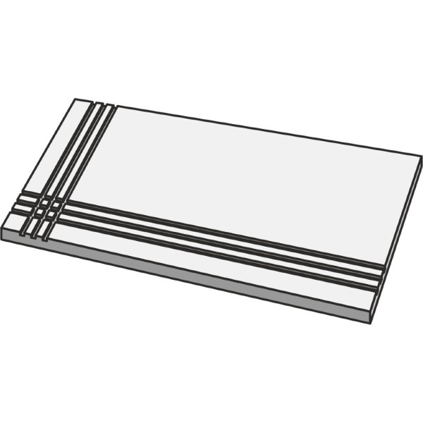 Кутова сходинка 60x120 Pelda?o Torelo Angular Gris-Metal з колекції Metal Todagres