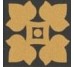 Вставка Tozzetto Black Leeds 4x4 Old England Ceramiche Grazia з колекції Old England Ceramiche Grazia