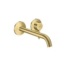 Змішувач AXOR One 220 для умивальника зі стіни, Brushed Brass (48120950) Змішувач AXOR One 220 для умивальника зі стіни, Brushed Brass (48120950)