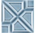 Декор Milano Cielo Craquele 13x13 Formelle Ceramiche Grazia з колекції Formelle Ceramiche Grazia