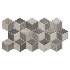26,5x51 Rhombus Grey-Rhombus з колекції Rhombus RHOMBUS Керамічна плитка Realonda