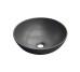 Раковина Invena Dokos CE-19-004 накладная керамическая, матовая, черная Invena