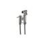 ROUND INOX, Комплект гігієнічного душу, brushed stainless steel (100311354)
