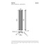 NANTES Полотенцесушитель SINGLE - 367x1800 мм хромированный (100093775)