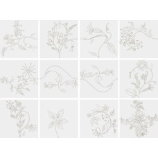 Декор Boontje L.111 20x20 Primavera Platinum з колекції Primavera Platinum Декор Boontje L.111 20x20 Primavera Platinum з колекції Primavera Platinum