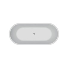 Ванна акриловая отдельностоящая цельнолитая AquaLuxe 1700x750 White с сифоном Ванна акриловая отдельностоящая цельнолитая AquaLuxe 1700x750 White с сифоном