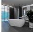 Ванна акриловая отдельностоящая цельнолитая AquaLuxe 1700x750 White с сифоном Koller Pool