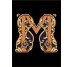 Декор 14,5x19,4 Lettera Nera M - Alphabet - 489820 з колекції Alphabet Versace