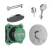 ECOSTAT COMFORT S набор смесителей ПМ (28056000+27809000+33715000+01500180+27454000+27668000), хром