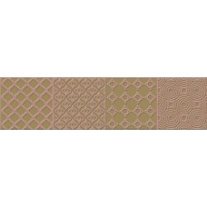 Декор Decor Capuccino 7.3x30 Dolce из коллекции Dolce Декор Decor Capuccino 7.3x30 Dolce из коллекции Dolce Dolce Керамическая плитка Dual Gres