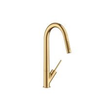 Змішувач Axor Starck 270 для кухні з витяжним виливом, Brushed Gold Optic (10821250) STARCK Сантехніка Axor (HansGrohe) — сторінка 6