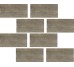 Мозаїка Gris 7.5x15 Muretto 30x30 Matieres Rex з колекції Matieres Rex