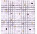 Мозаїка 29.5x29.5 Cor 403 Amethyst0/Gold-Violet Sicis Coriandoli з колекції Coriandoli Sicis