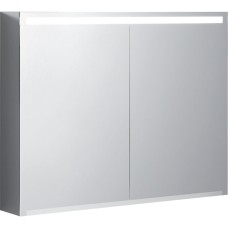 Зеркальный шкаф OPTION 90 см с подсветкой и двумя дверями (500.583.00.1)