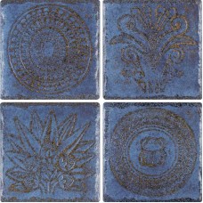 Декор (20x20) 0ZHA3 Br1-4O.blue Decoro Br - Kyrah з колекції Kyrah Kyrah Керамічна плитка Cerdomus — сторінка 2