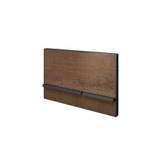 Smart-line, Кнопка змиву, подвійна, matt black_cognac wood (100360472) Smart-line, Кнопка змиву, подвійна, matt black_cognac wood (100360472)