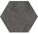 Плитка (25x21.6) 0094 TER.NERO ESAGONA - Terra з колекції Terra Marca Corona