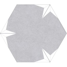 STELLA MIST 22x25 (шестигранник) (плитка для підлоги та стін)