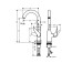 Смеситель Novus 240 для умывальника с донным клапаном и поворотным изливом 120* (71126000)