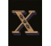 Декор 14,5x19,4 Lettera Nera X - Alphabet - 489930 з колекції Alphabet Versace