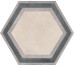 Плитка Frame Beige - 22x25 00ZESA1 Hexagon из коллекции Hexagon Elios