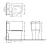 FIRM Rimless, підлоговий унітаз з бачком не пристінний 65*36*83 см, сидіння duroplast slow-closng