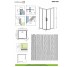 Душова кабіна (половина) Idea Gold KDD 90 L RADAWAY Radaway