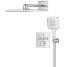 34864000 GRT SmartControl Душова система на 3 виходи, квадратна, 310 (1 сорт)