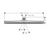 24530140 HG Raindance Alive Q Верхний душ 210/340 1jet, brushed bronze (1 сорт)
